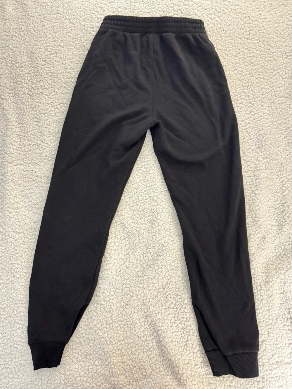 Converse Black Jogger Sweatpants with Red Star